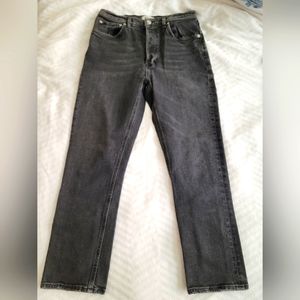Agolde Faded Black Jeans Riley Size 29